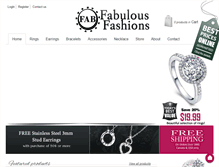 Tablet Screenshot of fabulousfashion.ca